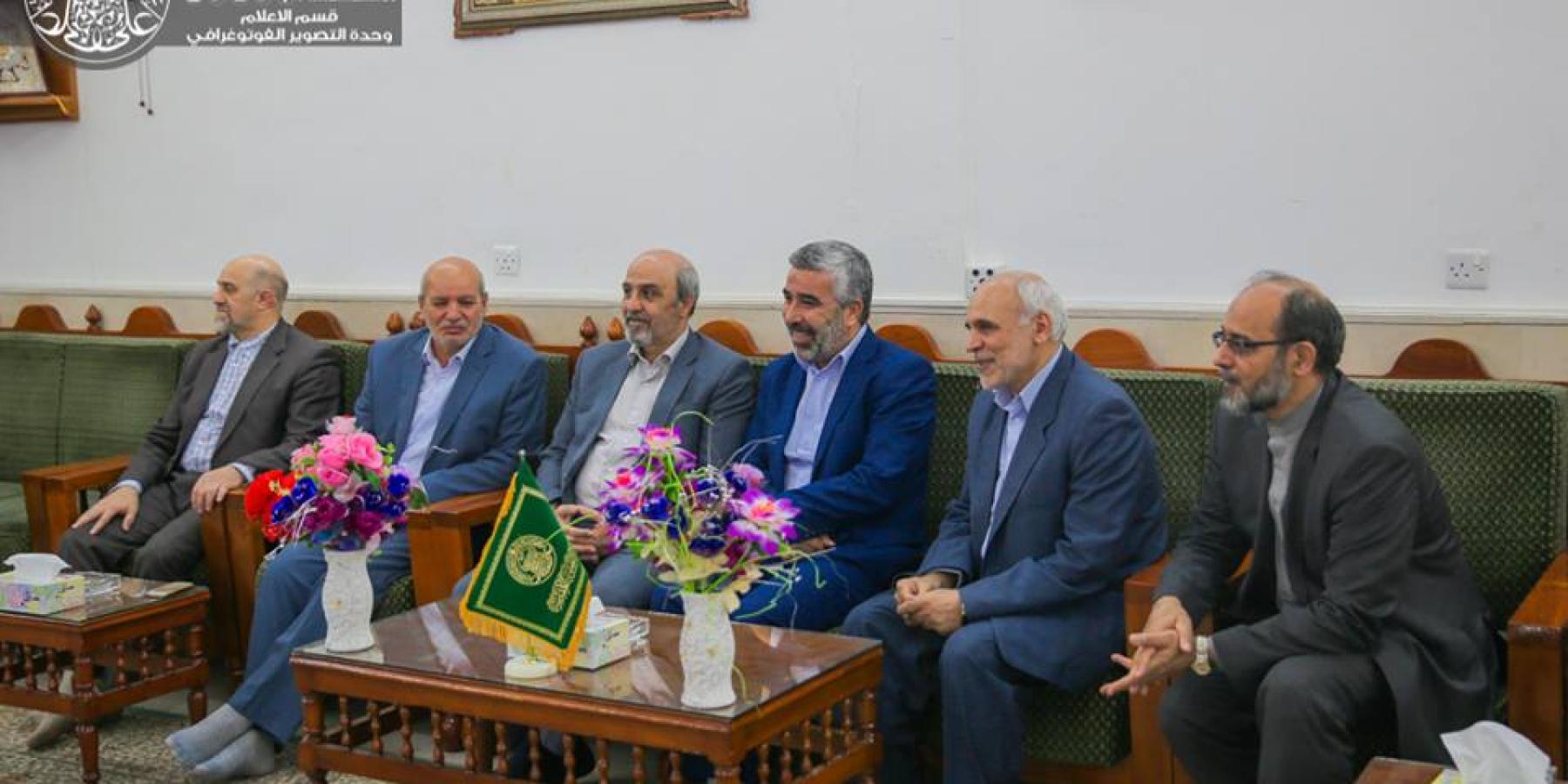 وزير الشباب والرياضة الايراني يزور العتبة العلوية المقدسة