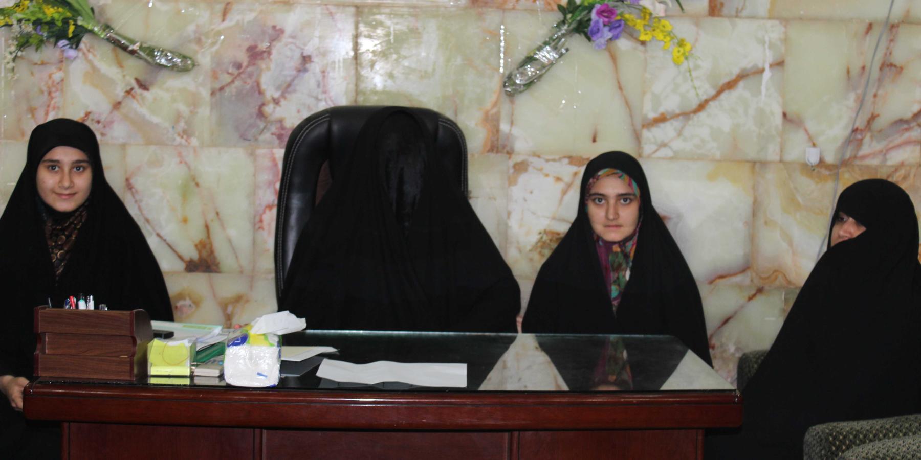 شعبة القرآن الكريم النسوية في العتبة العلوية المقدسة تستقبل حافظات ناشئات من مدينة مازندران الايرانية 