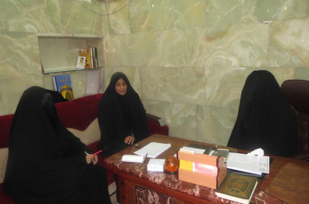 القسم النسوي في العتبة العلوية المقدسة يستقبل عضو مجلس المحافظة الدكتورة سناء الموسوي 