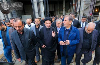 نائب رئيس الجمهورية الايرانية يثني على جهود العتبة العلوية المقدسة لخدمة زائري الاربعين 