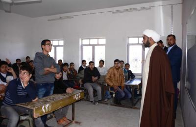   قسم الشؤون الدينية ينظم برامج تواصلية توجيهية للطلبة والكوادر التدريسية في مدارس محافظة النجف الأشرف 
