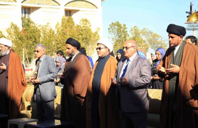         افتتاح معرض لجنة الإرشاد والتعبئة للدفاع عن عراق المقدسات للصور الفوتوغرافية في جامعة البصرة 