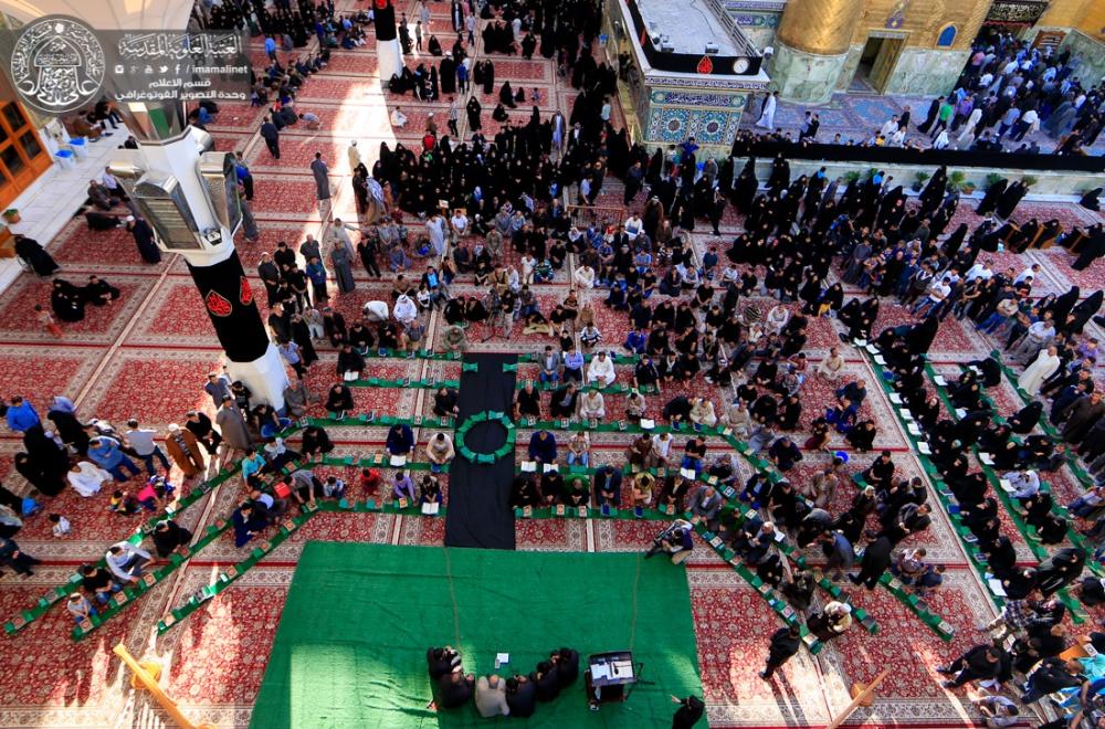 تنظيم محفل قرآني في الصحن العلوي الشريف ضمن فعاليات مهرجان سعيد بن جبير القرآني