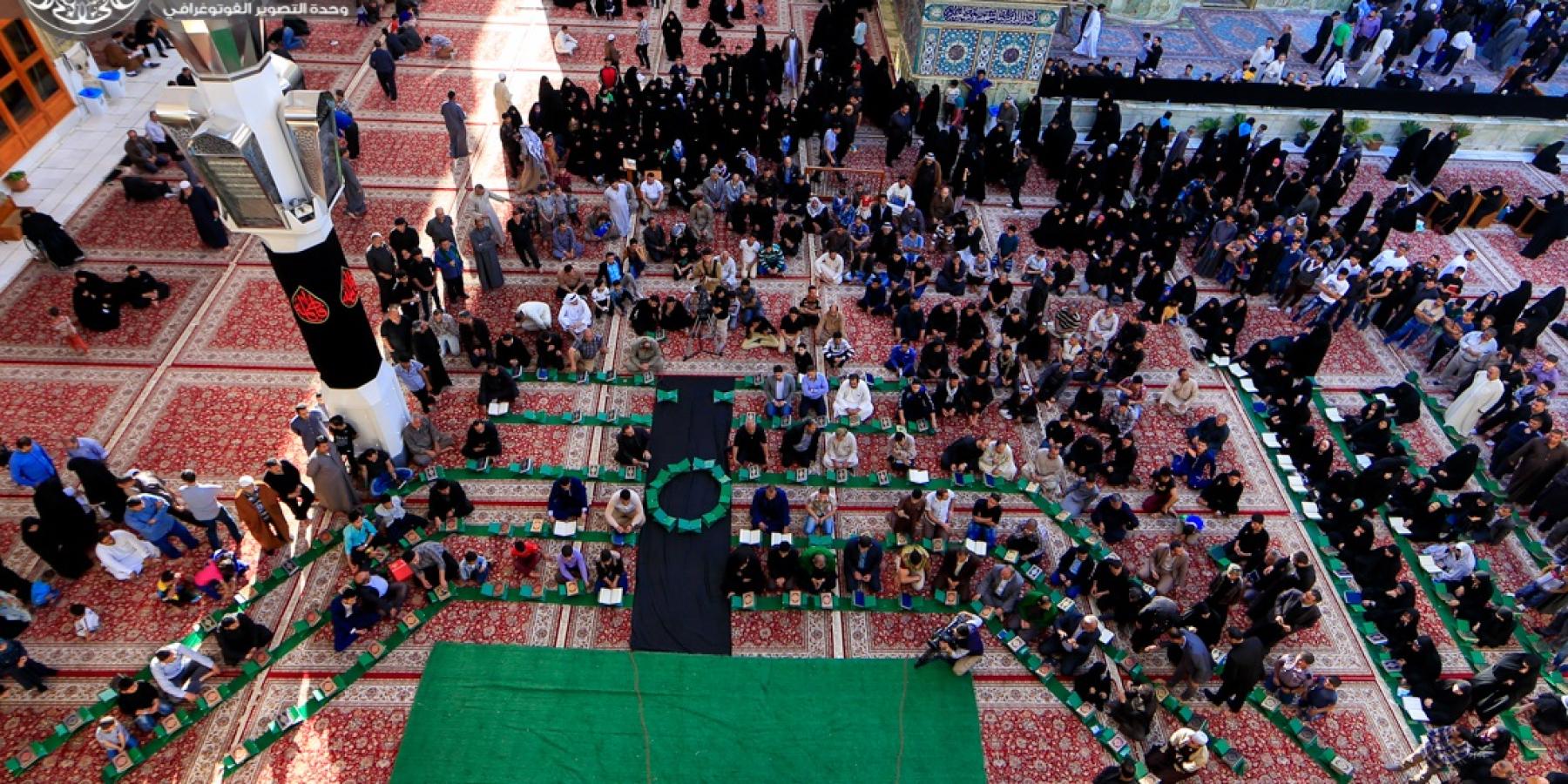 تنظيم محفل قرآني في الصحن العلوي الشريف ضمن فعاليات مهرجان سعيد بن جبير القرآني