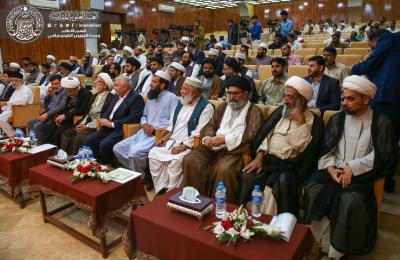 وفد العتبة العلوية المقدسة لمهرجان (نسيم كربلاء) يشارك في مؤتمر علماء الإسلام في باكستان
