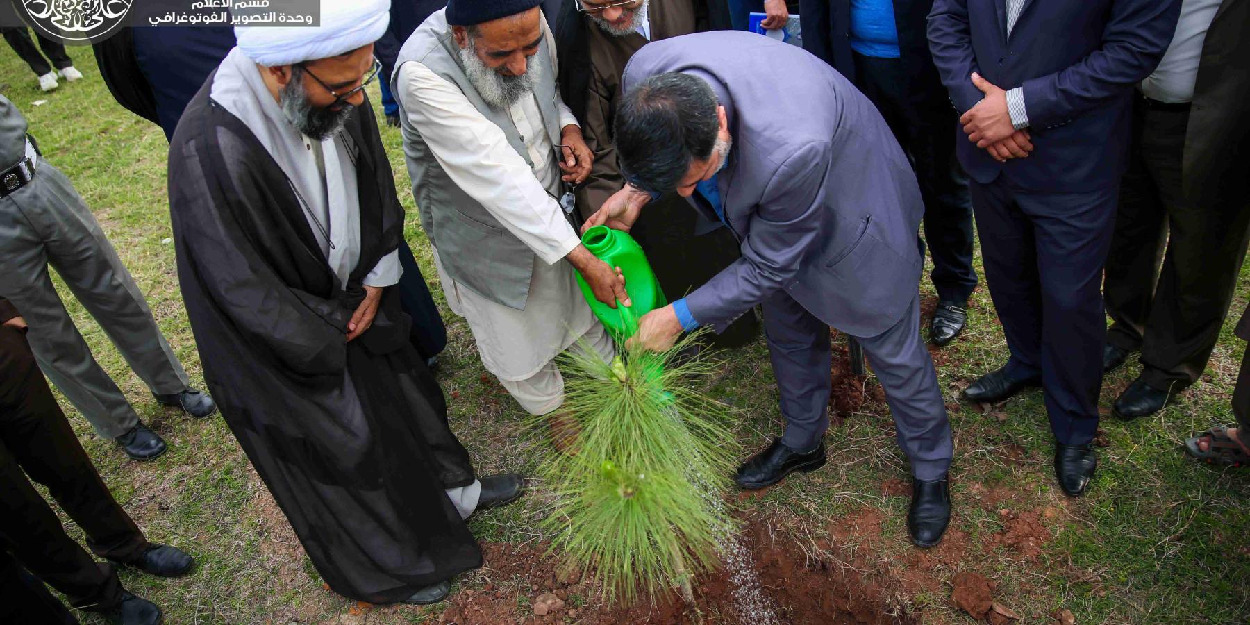 وفد العتبة العلوية المقدسة في باكستان يشارك بافتتاحية قطعة أرض في العاصمة إسلام آباد