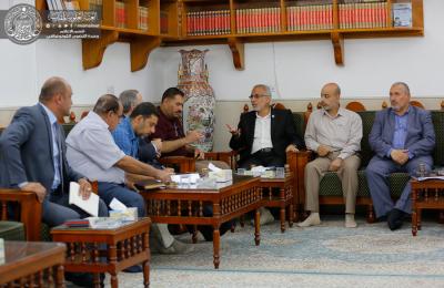 لجنة رسمية من مكتب رئيس الوزراء تتابع احتياجات العتبة العلوية المقدسة من مادة الاسمنت لانجاز مشاريعها الإستراتيجية