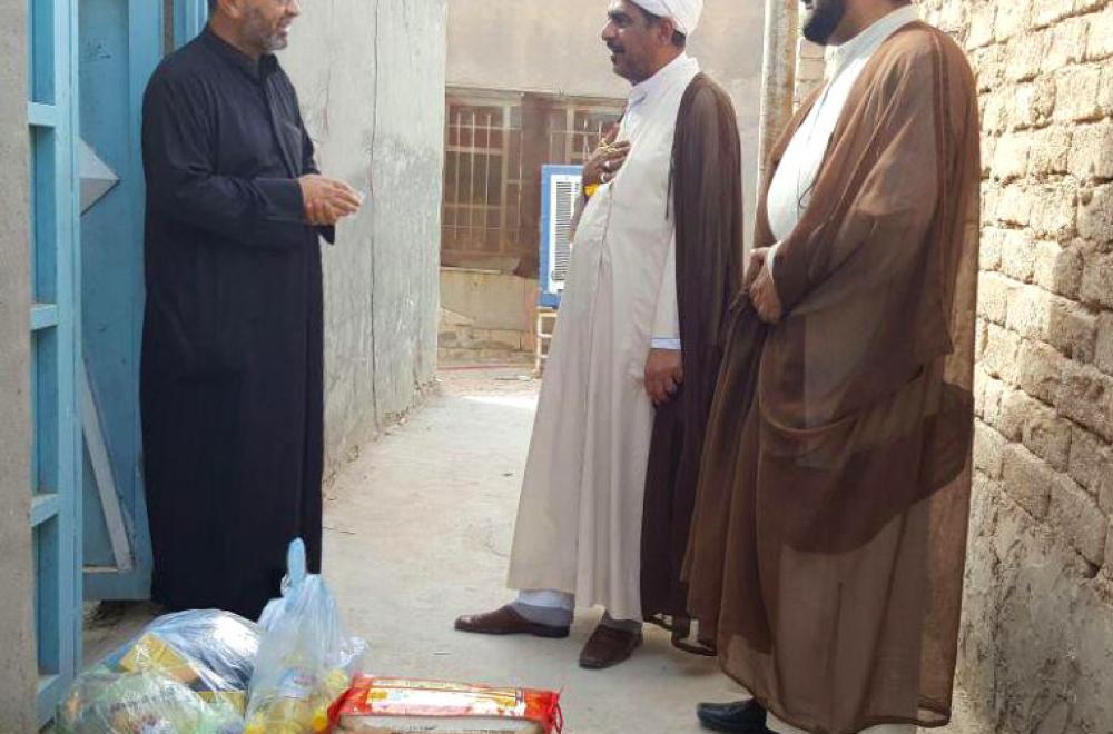 إدارة لجنة الإرشاد والتعبئة للدفاع عن عراق المقدسات تزور عوائل شهدائها الأبرار