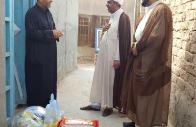 إدارة لجنة الإرشاد والتعبئة للدفاع عن عراق المقدسات تزور عوائل شهدائها الأبرار