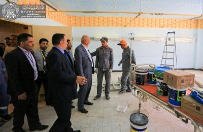 نائب الأمين العام للعتبة المقدسة يطلع على مراحل تأهيل مستشفى الزهراء في محافظة النجف الأشرف