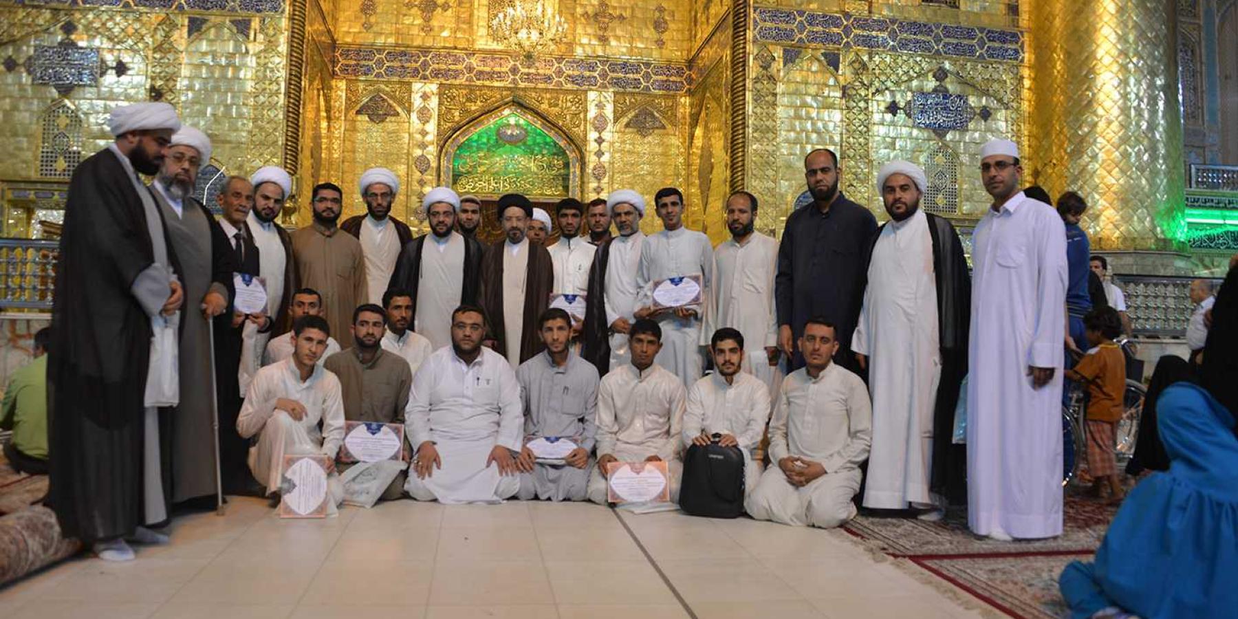 قسم الشؤون الدينية يحتفي بالمتخرجين من اول دورة قرآنية لطلبة الحوزة العلمية