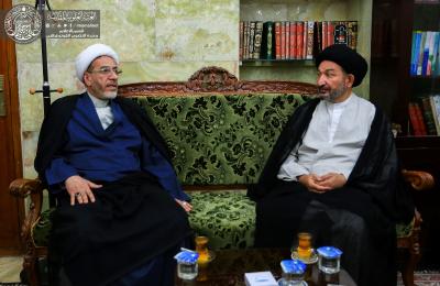 الأمين العام للعتبة العلوية المقدسة يستقبل وكيل رئيس ديوان الوقف الشيعي للشؤون الثقافية والدينية