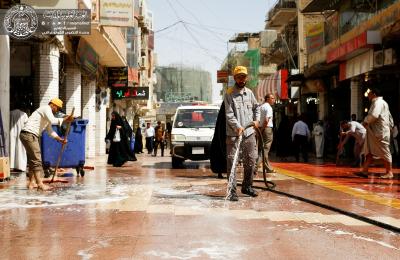 قسم الخدمات الخارجية يتسلم آليات جديدة لدعم عمله في تنظيف شوارع مدينة النجف الأشرف