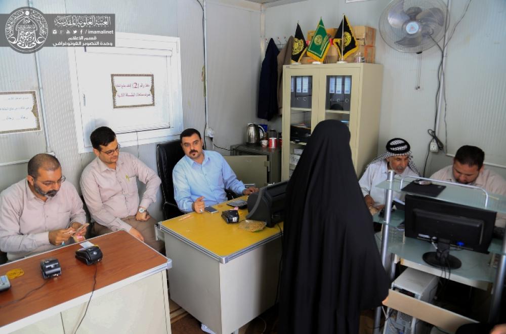 شعبة البطاقة الذكية في العتبة العلوية المقدسة تصل الى المرتبة الثانية على مستوى العراق في تقديم الخدمات المالية للمواطنين