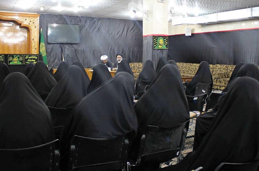 شعبة التعليم الديني النسوي في العتبة العلوية المقدسة تستأنف برنامجها الاسبوعي نفحات روحانية