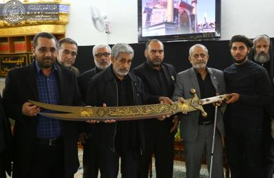 وفد من أصحاب المهن التراثية في الجمهورية الإسلامية الإيرانية يتشرفون بزيارة العتبة العلوية المقدسة