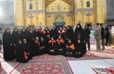 اللجنة الثقافية النسوية في الوقف الشيعي في ضيافة القسم النسوي في العتبة العلوية