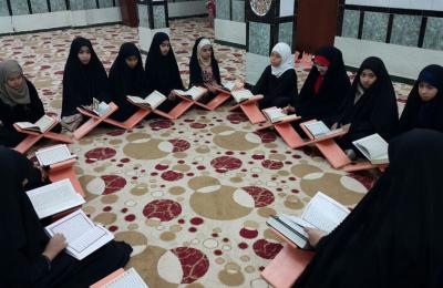 شعبة القرآن الكريم النسوية في العتبة العلوية تستقبل أكثر من 100 طالبة في دورة البراعم