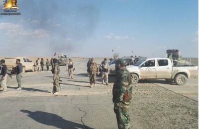 لجنة الإرشاد والتعبئة تزف بشرى سيطرة القوات العراقية على طريق موصل – تلعفر الاستراتيجي