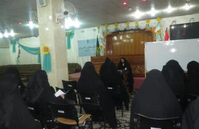 شعبة التعليم الديني النسوي في العتبة العلوية تقيم دورة في فن خطابة للمنتسبات