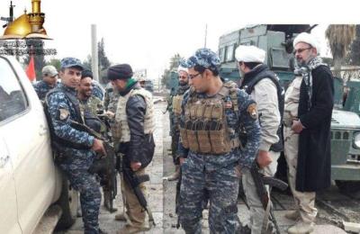 مبلغو العتبة العلوية يخوضون مع الشرطة الاتحادية والرد السريع معارك شرسة لتحرير منطقة باب الطوب وسط الموصل