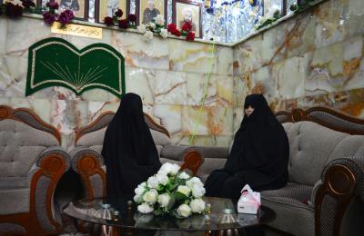 شعبة القرآن النسوية بالعتبة العلوية تستقبل مسؤولتي القرآن الكريم في مدينة مازندران الإيرانية ومزار ميثم التمار (رضوان الله عليه) 