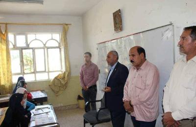 اعلام العتبة العلوية يزور مدرسة المقاتل العربي في منطقة العباسية