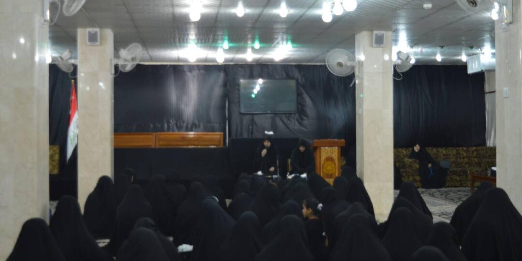 شعبة التعليم الديني النسوي في العتبة العلوية تحيي ذكرى وفاة السيدة خديجة الكبرى(ع)