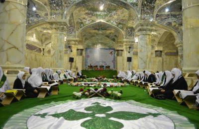 شعبة القرآن الكريم النسوية في العتبة العلوية تستضيف الهيئة القرآنية في قضاء المشخاب