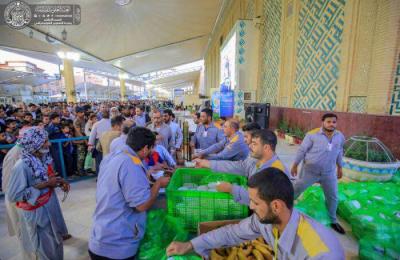 شعبة المتطوعين في العتبة العلوية تدعم الخدمات المقدمة للزائرين في شهر رمضان المبارك