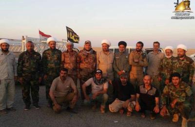 مبلغو العتبة العلوية يتفقدون القطعات العراقية ومجاهدي الحشد المرابطين على الحدود السورية- العراقية 