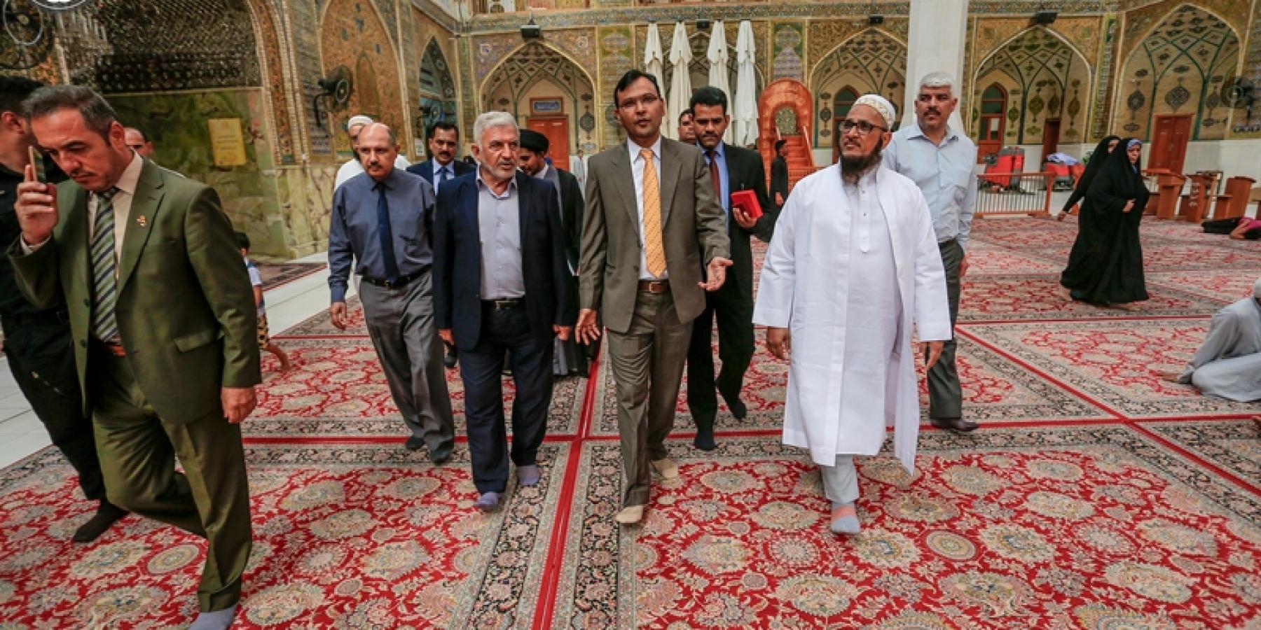 السفير الهندي الجديد في العراق: الإمام علي (ع)  رمز الانسانية ولي الشرف أن أكون أحد زائري مرقده الشريف